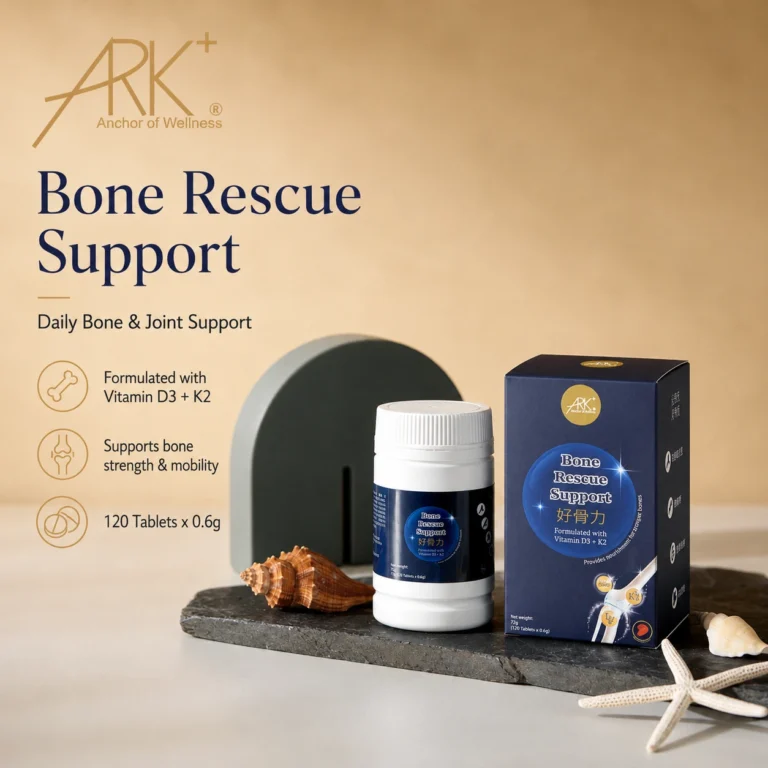 ARK+ Bone Rescue Support bone and joint supplement with Vitamin D3 and K2