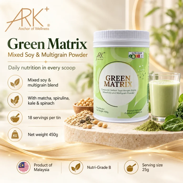 ARK+ Green Matrix mixed soy and multigrain powder 450g